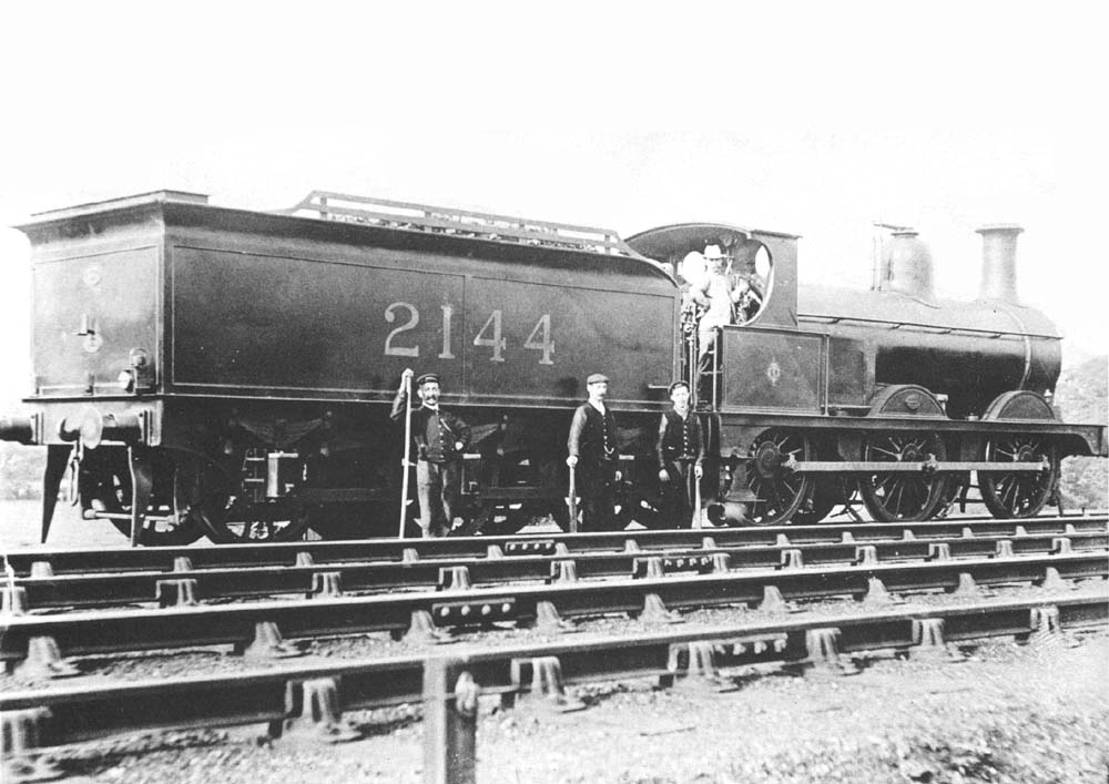 Both the locomotive's crew and the shunters on Stockingford branch shunt pose before the camera