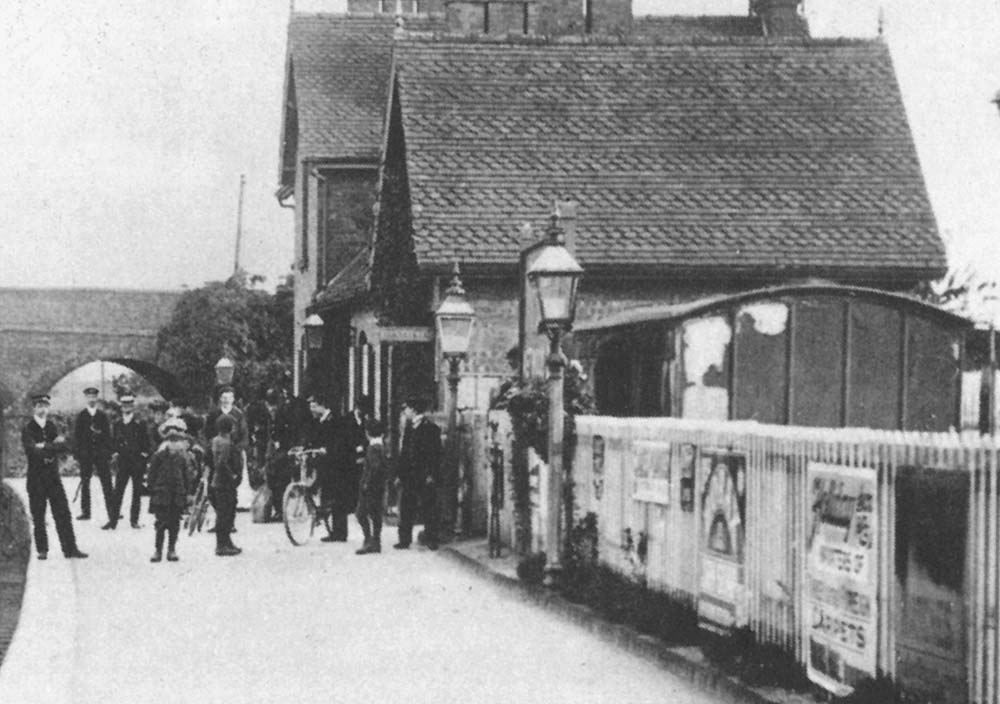 Studley & Astwood Bank Station: Close up showing Studley and Astwood's ...