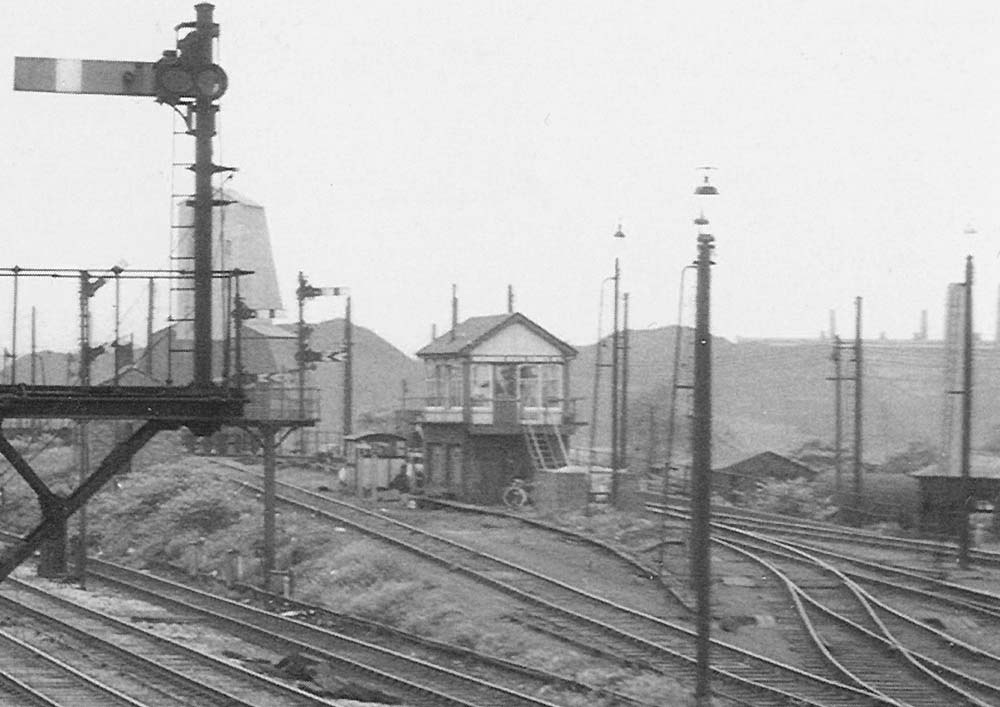 Washwood Heath Sidings: Close up showing the 1930 built Washwood Heath ...