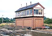 View of the LMS built Whitacre Junction Signal Box on 3rd August 1969 one month prior to its closure