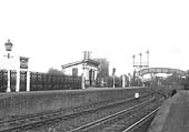 Another view from the Water Orton end of the station looking towards Derby with the up platform on the right