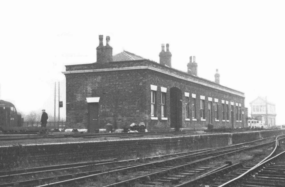 A view of Whitacre's 1864 buildings which replaced the 1842 B&DJR structure seen one month prior to closure in March 1968