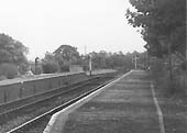 Close up showing the Kineton end of Ettington station and the access to the goods shed and siding