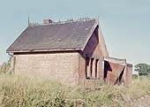 A colour view of the long abandoned main station building as seen on 17th July 1966