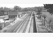 Looking towards Kineton from the bridge carrying the Wellesbourne to Shipston-on-Stour road over the railway