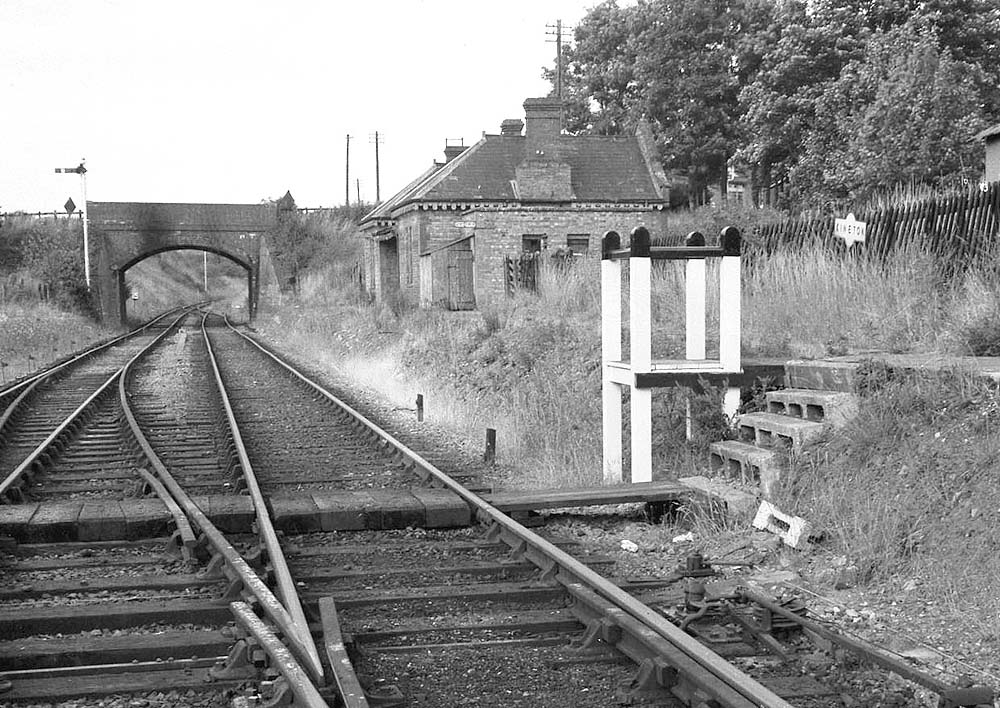 The boardwalk, steps and platform used by the signalman when exchanging the token with the engine crew