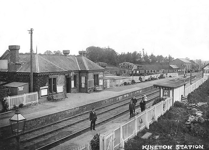 Kineton Station: View of Kineton station taken from Wellesbourne Road ...