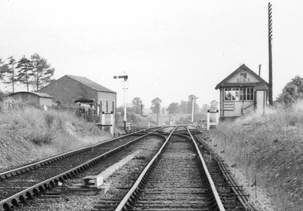 Kineton Station: Close Up Showing The Layout Of The Trackwork Adjacent 