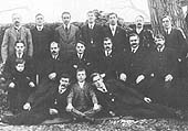 Photograph of the 1919 SMJ and GWR Joint NUR and ASLEF Strike Committee at Stratford upon Avon