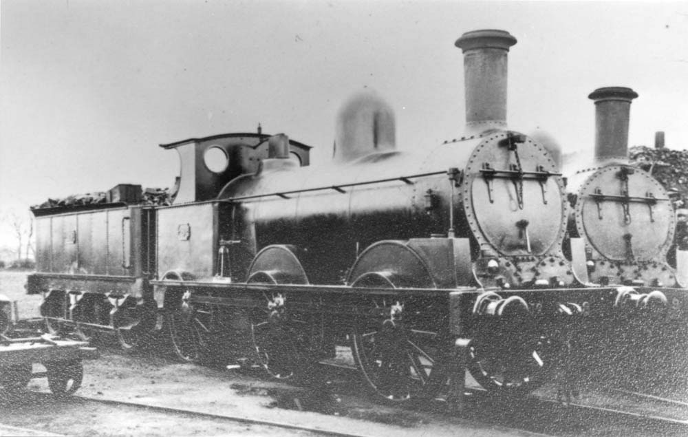 Two former LNWR 0-6-0 'DX Goods' locomotives, E&WJR No 8 on the left and E&WJR No 9 on the right