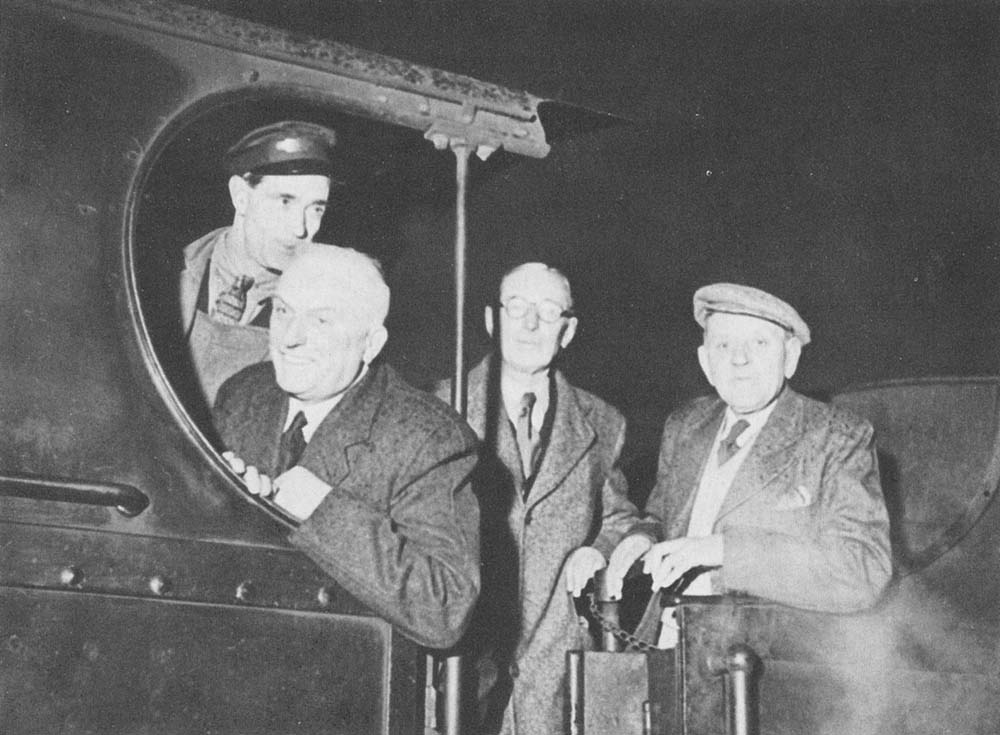 The end of an era on the last passenger train to run over the old SMJ on 5th April 1952