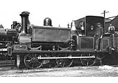 E&WJR 0-6-0ST No 1 is seen fresh out of the paint shop and looks resplendent in its 1907 lined chocolate livery