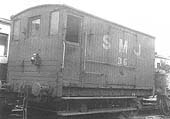 SMJ Goods brake van No 6, one of ten such vehicles known to be in service in January 1916