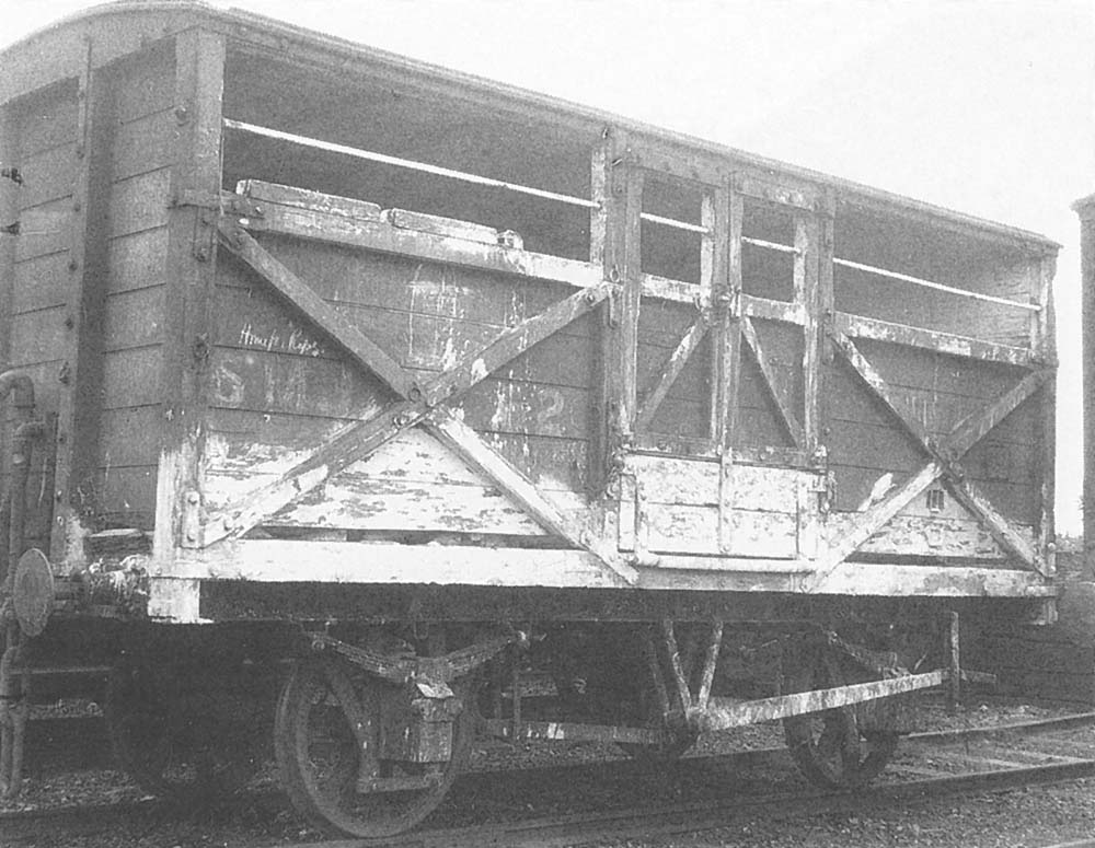 SMJ Cattle Wagon No 62, one of four such vehicles reported to be in service in January 1916