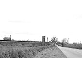 Looking towards  Coventry along the A45 showing the site of the old Braunston & Willoughby station