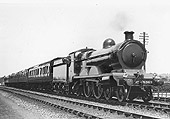 Ex-Great Central 4-4-2 Class C5 No 5365 'Sir WM Pollitt passes through Braunston & Willoughby on an up express