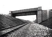 The completed plate girder bridge which carried the GC's London Extension over the Weedon branch line