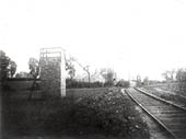 View of the 'Survey Station' erected by the contractor above Catesby tunnel to aid its construction
