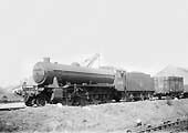 Ex-LNER O2/4 2-8-0 No 63982 in Rugby Central's goods yard working a southbound pickup goods in 1960