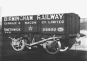 An 8 ton open wagon typical of the fleet of rental wagons available from Birmingham Carriage & Wagon Company Ltd