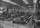 The fifth of eight photographs showing inside the factory of the Birmingham Railway and Carriage Co Ltd