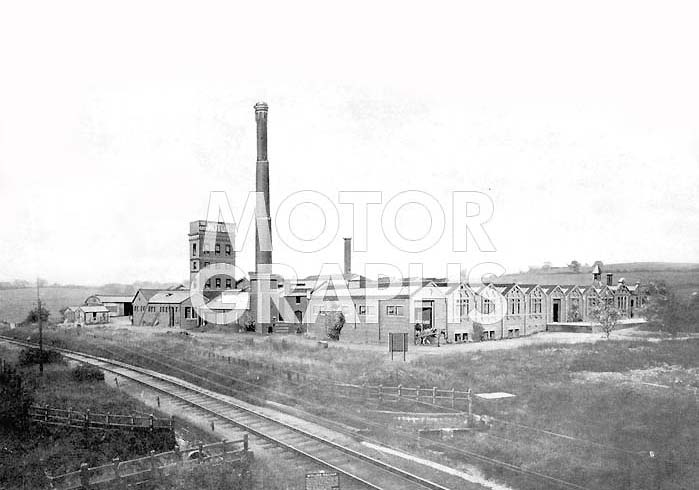 View of the Austin factory at Longbridgecirca 1908 as seen from the Midland Railway Birmingham to Gloucester route