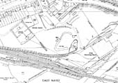 Ordnance Survey Map dated 1953, showing the extensions to the Power Station when the rotary tipper was installed
