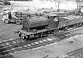Third of seven views of Peckett 0-4-0ST No 2119 shunting in Bromford Tube's sidings in the early 1960s