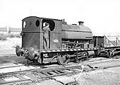 Fourth of seven views of Peckett 0-4-0ST No 2119 shunting in Bromford Tube's sidings in the early 1960s