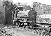Fifth of seven views of Peckett 0-4-0ST No 2119 shunting in Bromford Tube's sidings in the early 1960s