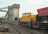 Another view of the NCB Diesel Hydraulic Sentinel now seen passing the rapid loading bunker facility