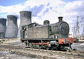 British Electricity Authority, Midlands Division 0-6-0 No 10 is seen in 1967 in a very dirty condition towards the end of its working life
