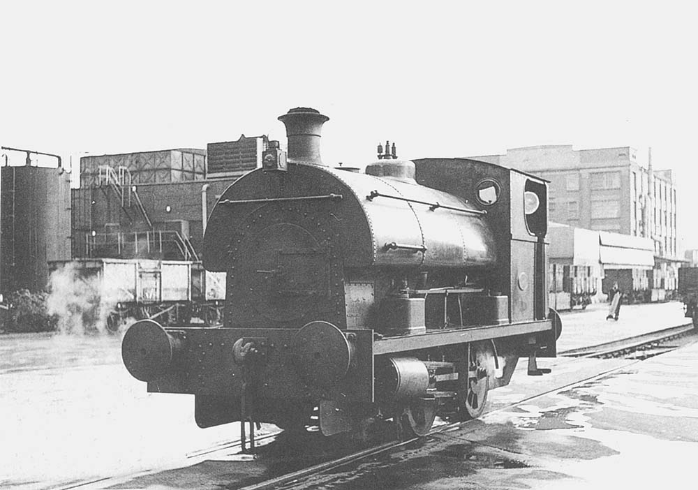 Peckett 0-4-0ST 'Dunlop No 5' is seen at the Dunlop Rubber Company's Erdington works on 10th April 1965