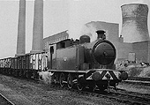 Robert Stephenson & Hawthorn Works 0-6-0T No 7158 at Hams Hall Power Station on 22nd April 1978