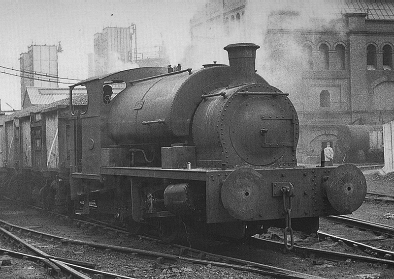 Peckett 0-4-0ST Works No 2081 is seen shunting wagons of coal at Nechells Gas Works on 17th July 1960