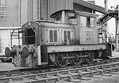 Baguley Drewery 0-6-0 Works No 3681 is seen at rest at Nechells Power Station on 21st September 1976