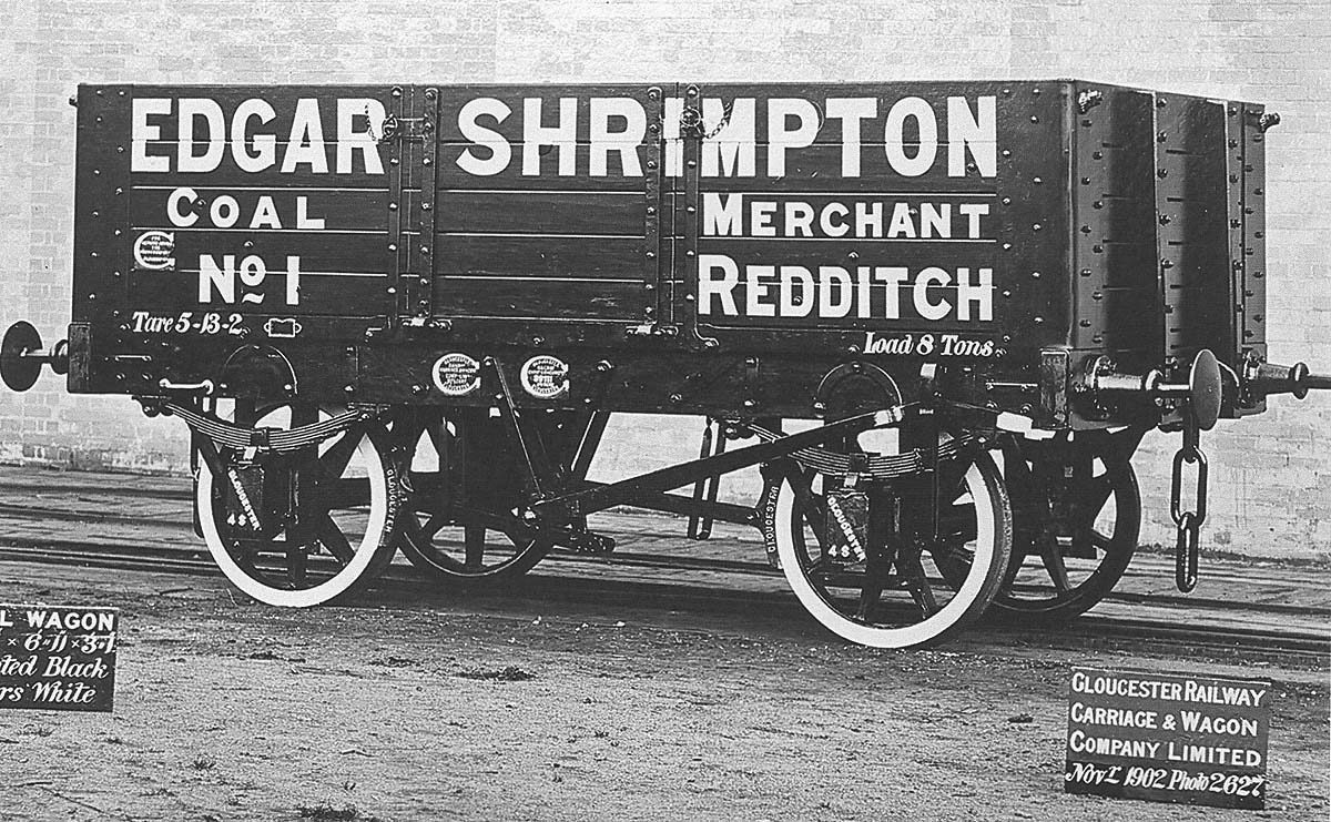 Edgar Shrimpton Coal Merchant, Redditch No 1 Wagon built by GRC&W Co