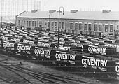 View of the one hundred wagons for Warwickshire Coal Co built by MRC&WCo