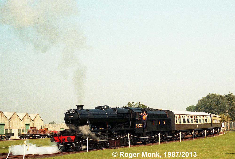 LMS 2-8-0 8F No 8233 on passenger duty