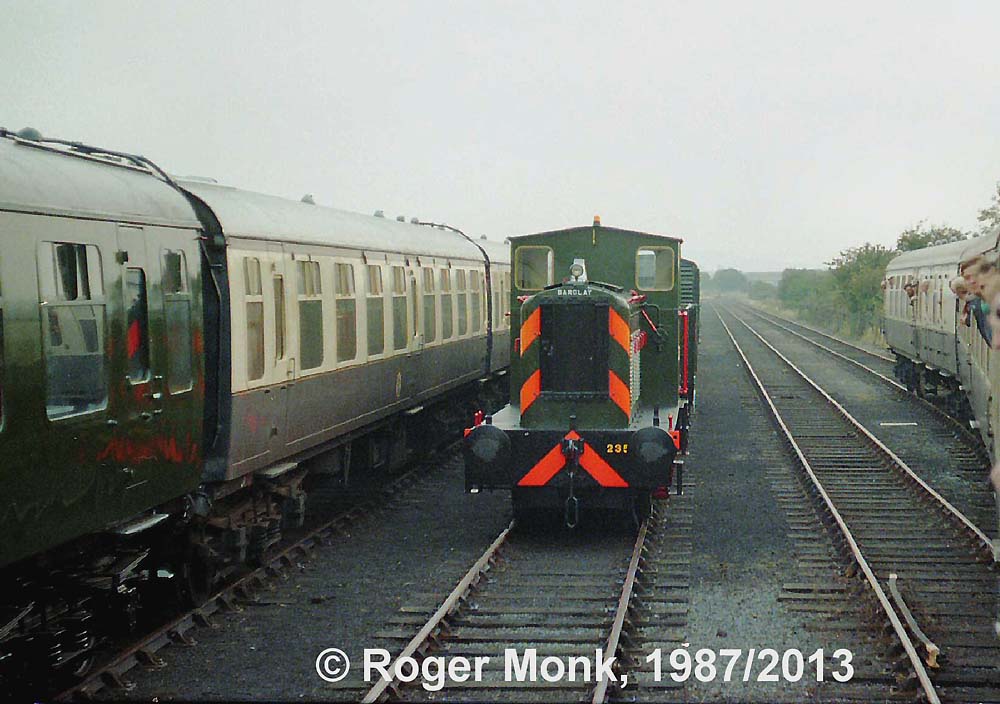 Views of the echange sidings and yard at Long Marston