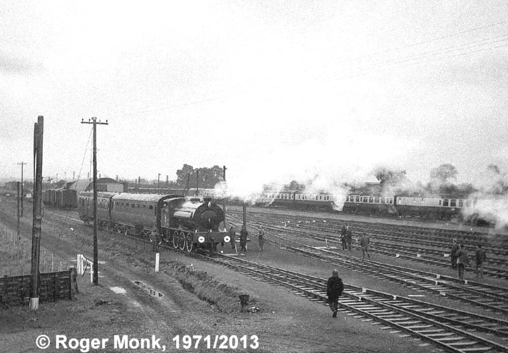 The view from the Railway Control Office of the marshalling yard and exchange sidings