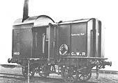 An official Great Western Railway photograph taken in December 1903 of the Engineering Department Van No 14938