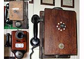 Three different Great Western Railway telephones used at locations on Omnibus circuits