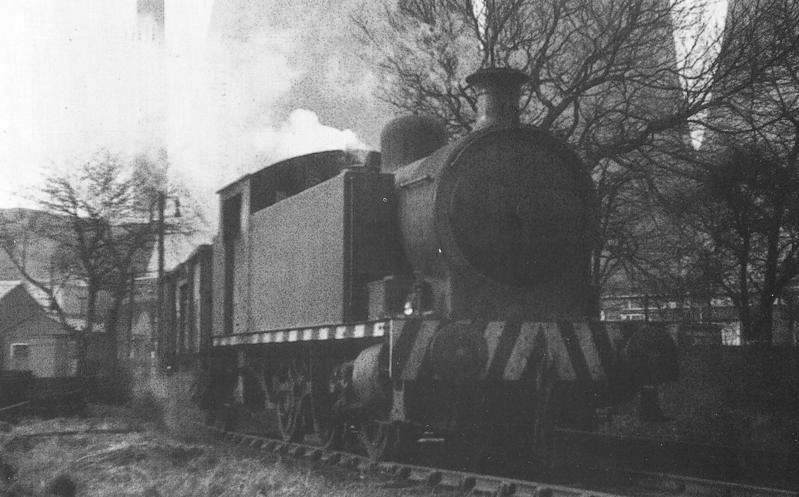 Central Electricity Generating Board 0-6-0T No 3 hauling a rake of empty mineral open wagons from the Nechells Power Station