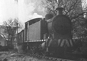 CEGB 0-6-0T No 3 hauling a rake of empty mineral open wagons from the Nechells Power Station