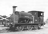 Newdigate Colliery Hudswell Clarke 0-6-0ST 'Susan' is seen standing in the yard on 21st May 1952