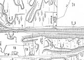 A 1912 Ordnance Survey Map of the Exchange Sidings and Newdigate Siding Signal Cabin and headshunt sidings
