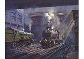 Snow Hill - Sunlight & Steam. Philip Hawkins, Fellow of the Guild Railway Artists