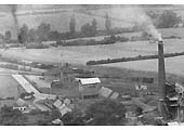 Third of three aerial views of Southam Cement Works, Long Itchington, taken in 1932